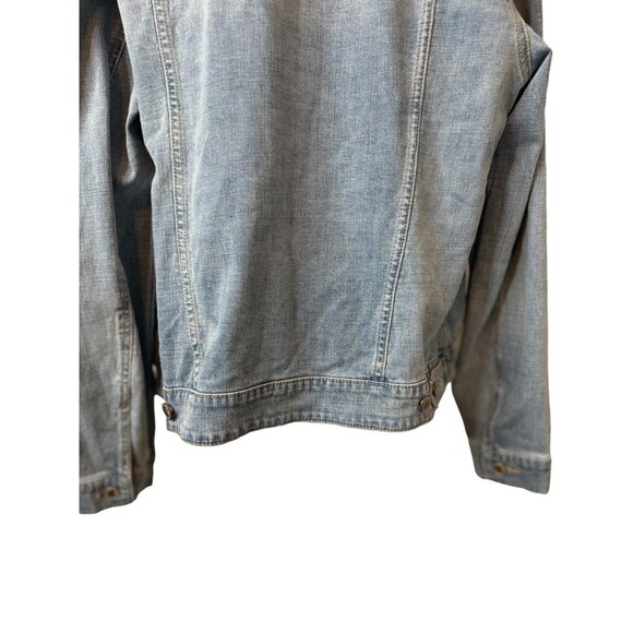 NWT Cosmic Blue Love Medium Denim Jacket Light Wash - Picture 12 of 14